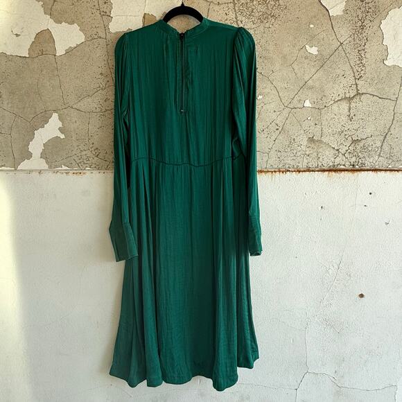 Free People Tunic Top New Day Boho Embroidered Mock Neck Long Sleeve Women's M - Picture 6 of 8